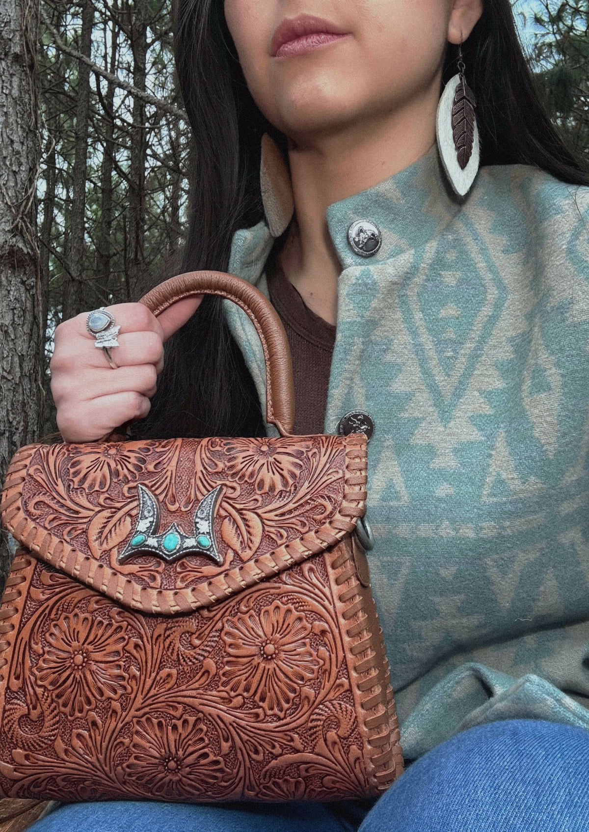 Loyal West Leon Mini Handle Purse