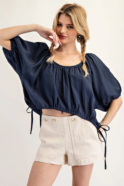 Midnight Coast Tie Top