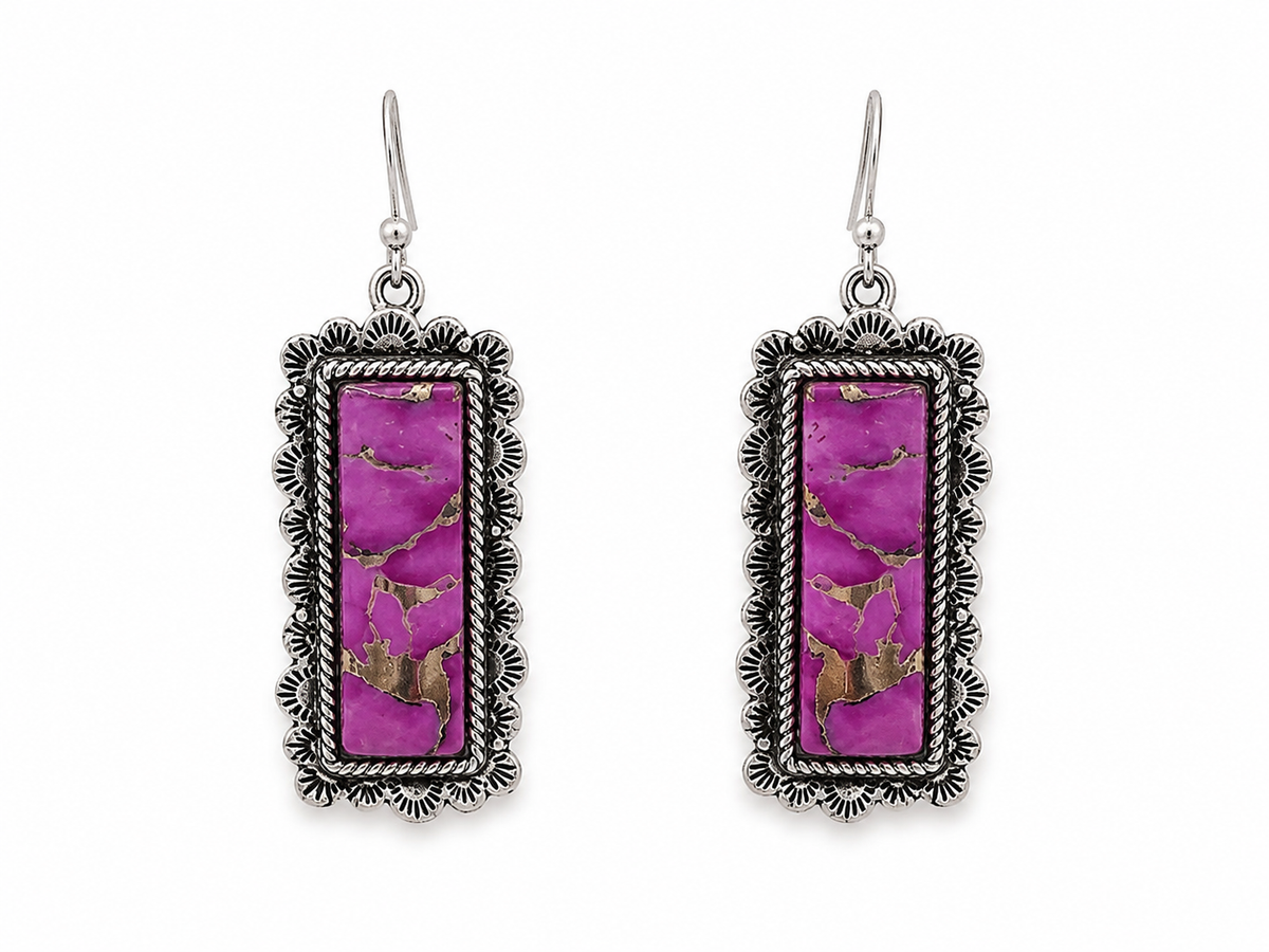 Gem Illusions™ Orchid Canyon Earrings