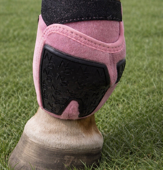 Barbie Black Glitter Strap Ultra Protection Splint Boots - 2Pack