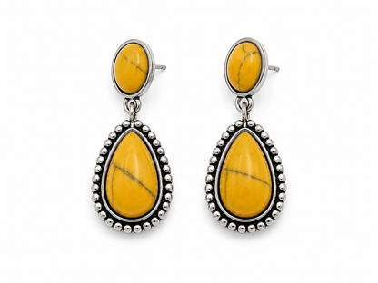 Gem Illusions™ Yellow Mesa Earrings
