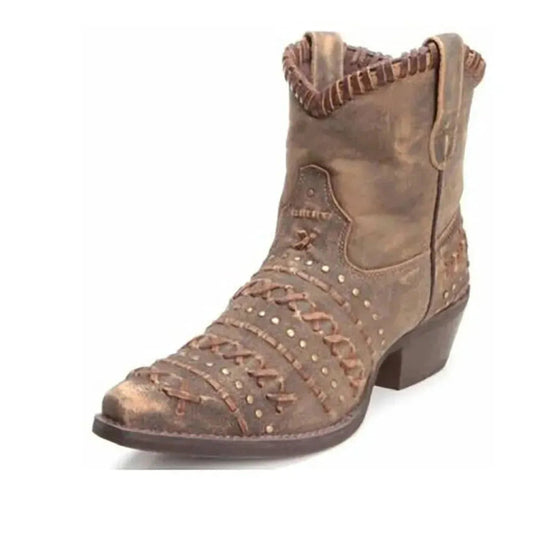 Rawhide Hickory - Womens Leather Cowgirl Boot