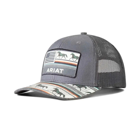 Ariat Grey Western Charm - Ball Cap