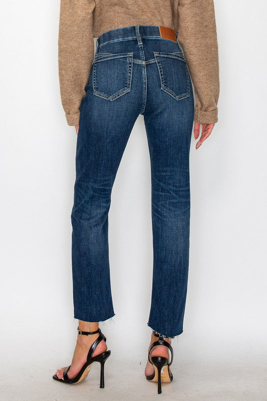 Francesca Tummy Control High Rise Straight Jeans