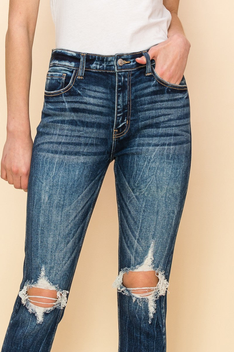 Ruby High Rise Stretch Ankle Cigarette Jeans
