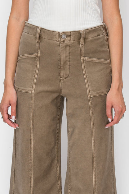 HIGH RISE SLIM CROP PALAZZO