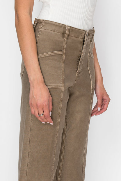 HIGH RISE SLIM CROP PALAZZO