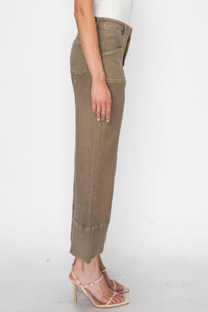 HIGH RISE SLIM CROP PALAZZO