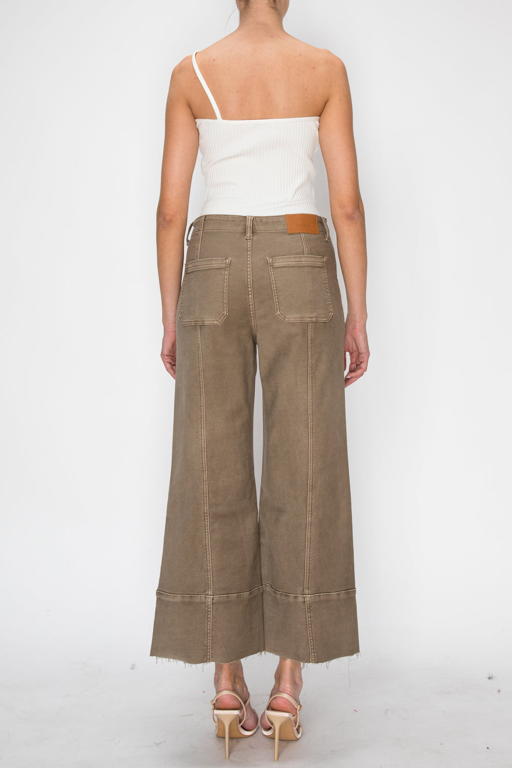 HIGH RISE SLIM CROP PALAZZO