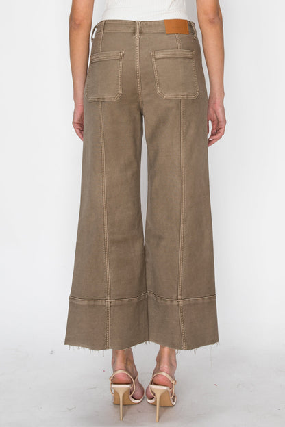 HIGH RISE SLIM CROP PALAZZO