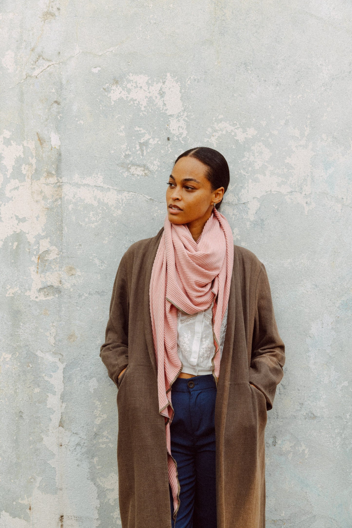 Dusty Rose DNA Scarf