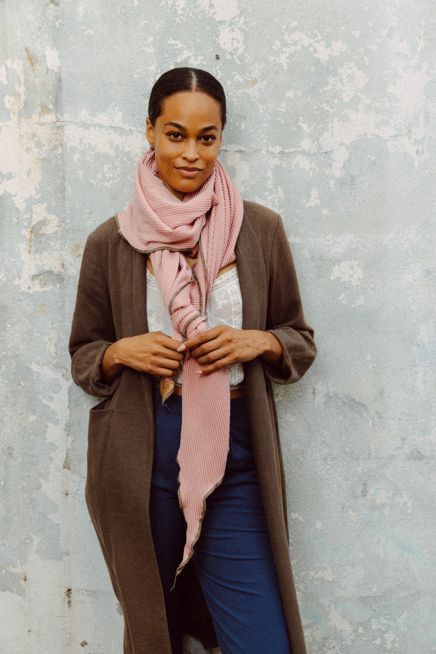 Dusty Rose DNA Scarf