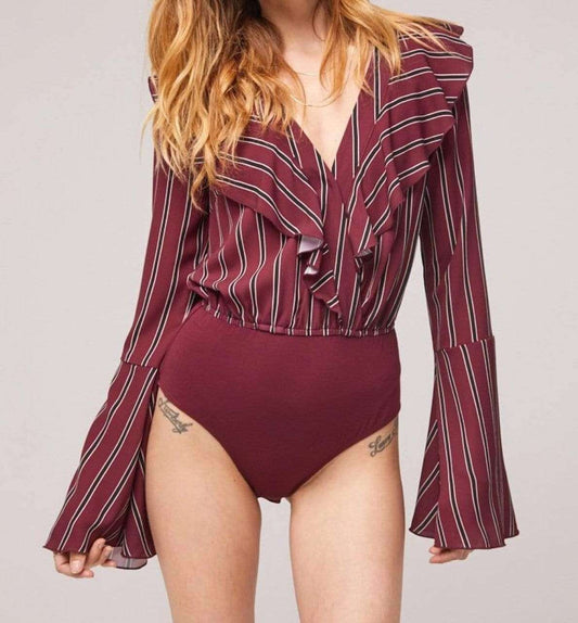 Audrey Striped Bodysuit