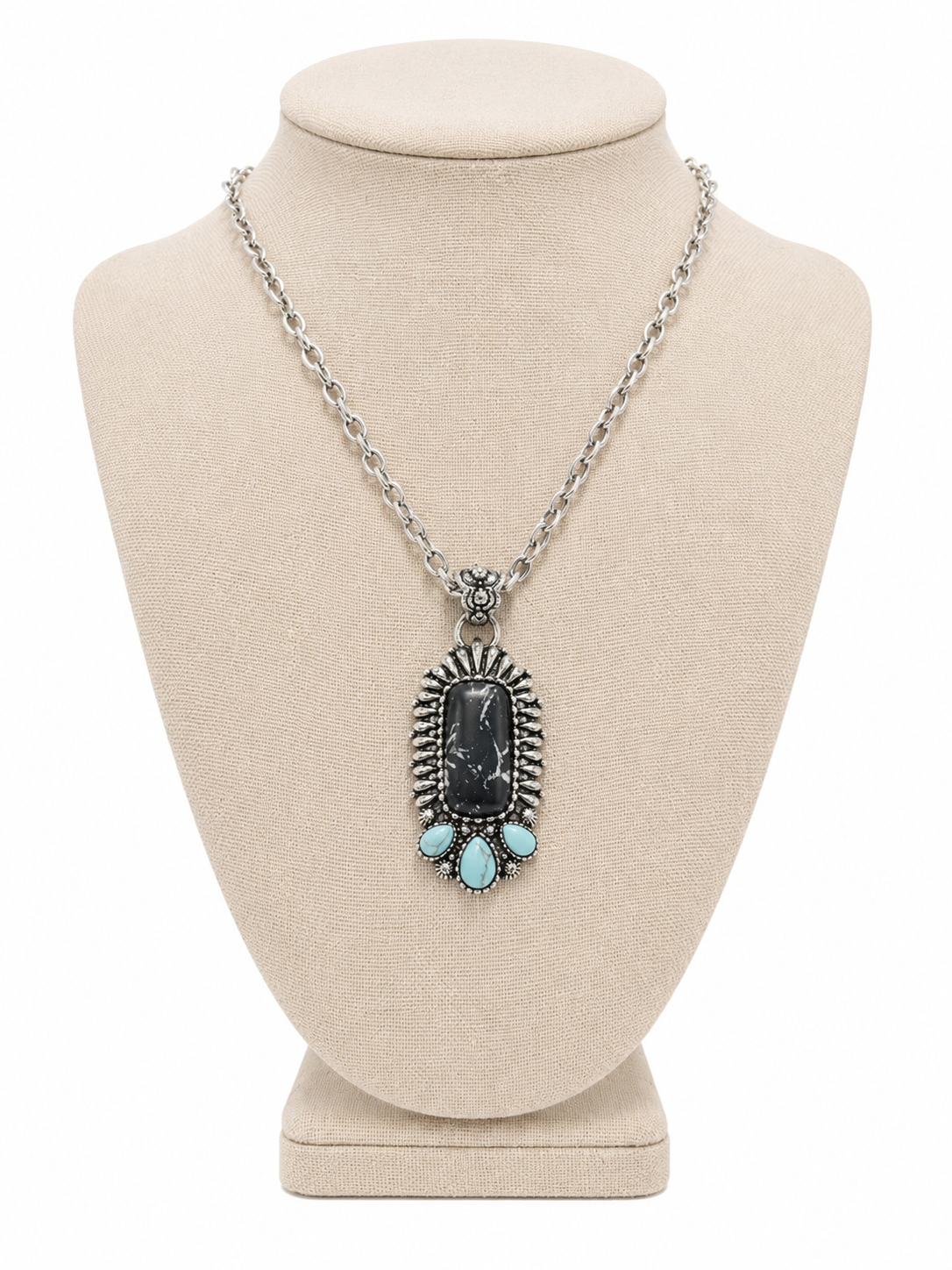 Gem Illusions™ Midnight Prairie Necklace