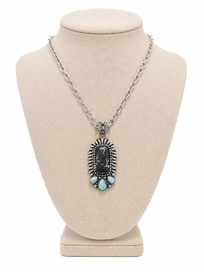 Gem Illusions™ Midnight Prairie Necklace