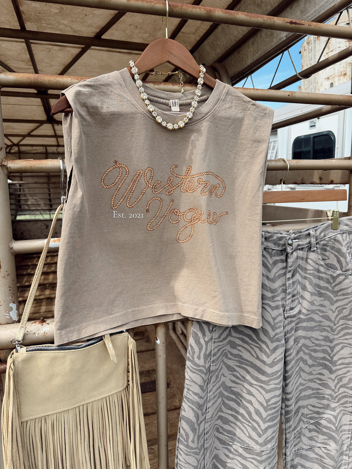 The Western Vogue Muscle Tee