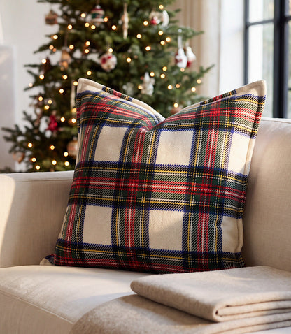 Tartan Plaid Square Throw Pillow