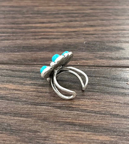 Faux Western Turquoise Ring