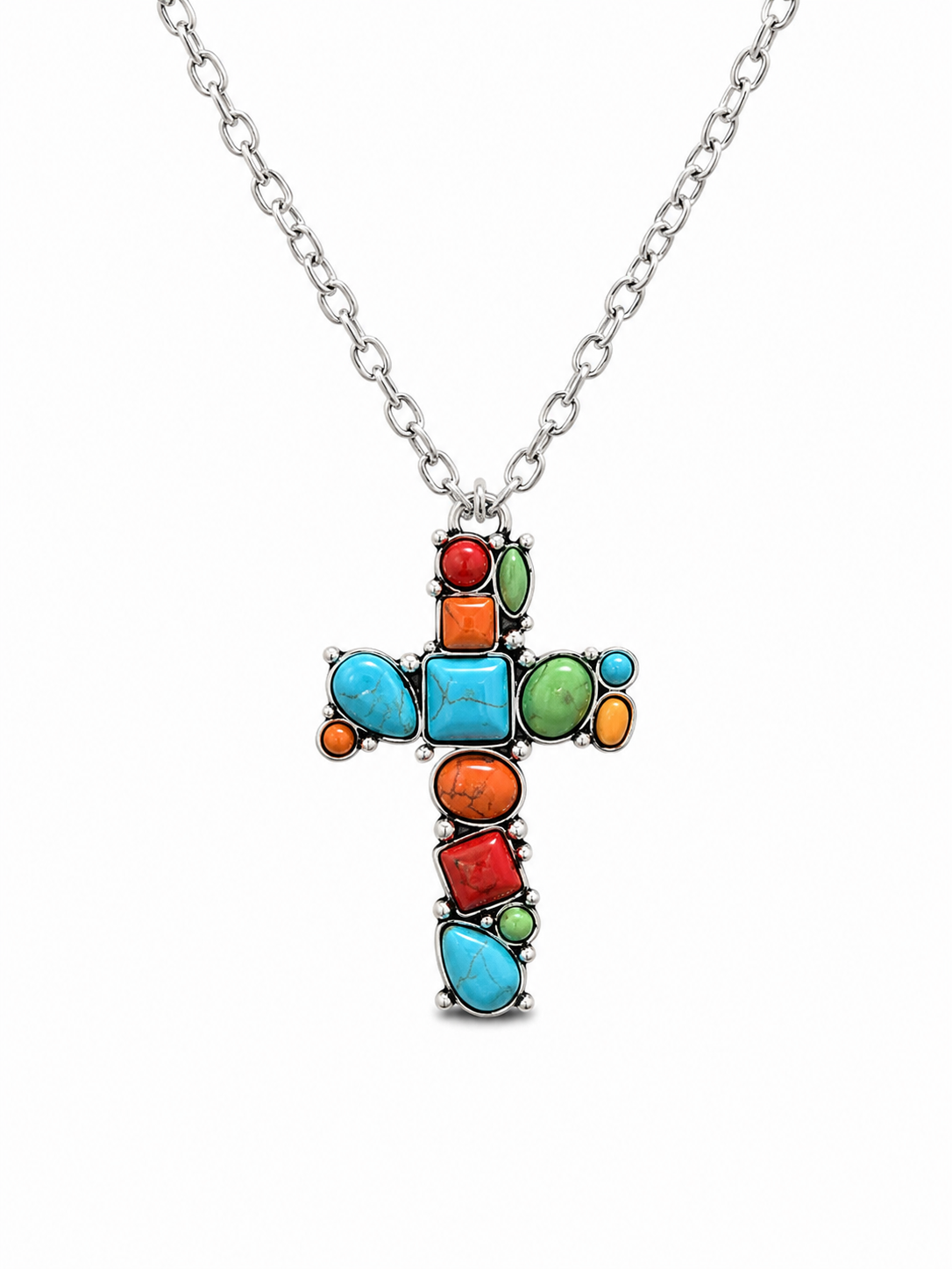 Gem Illusions™ Painted Faith Cross Necklace