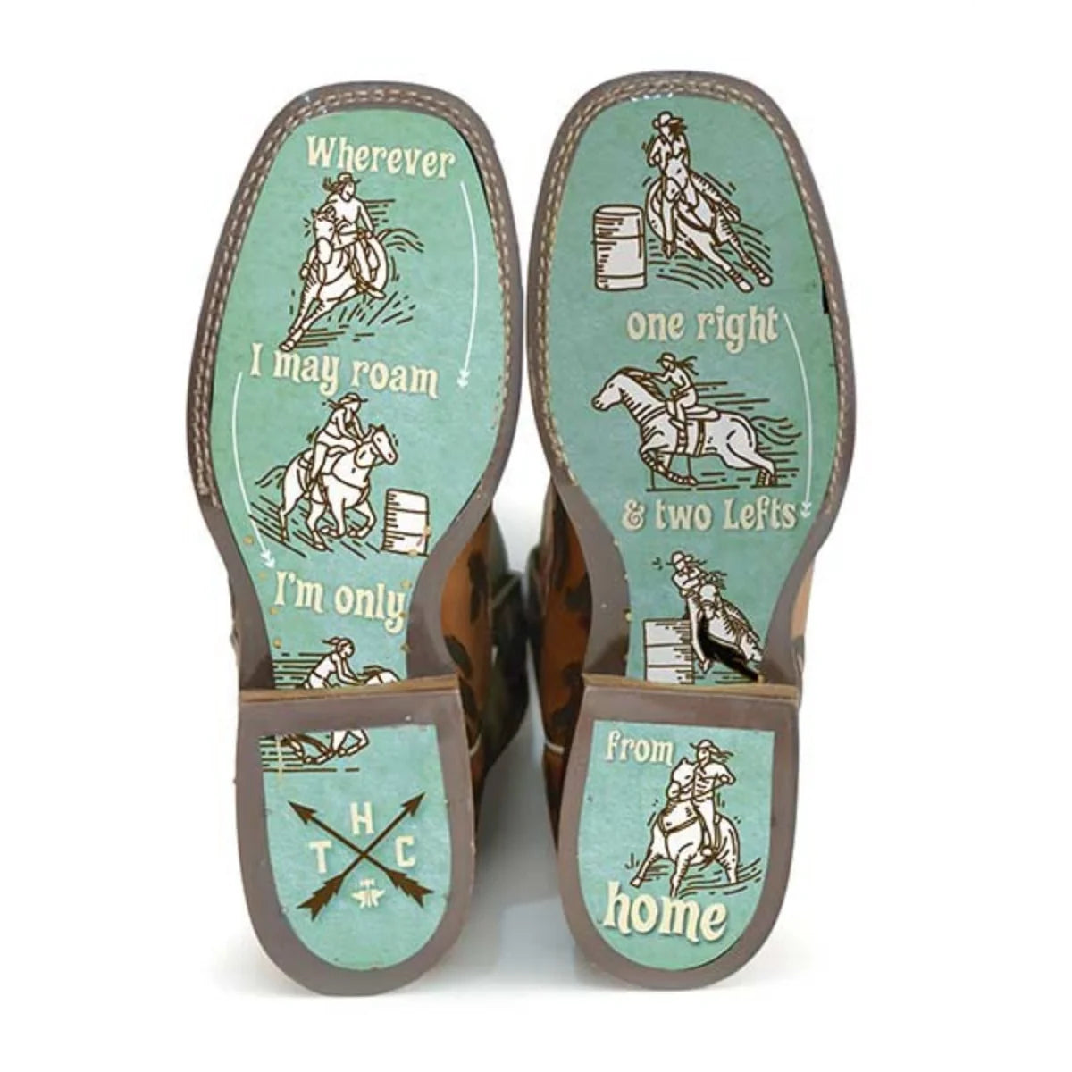 Tin Haul Wildrags - Women's Leather Cowgirl Boot