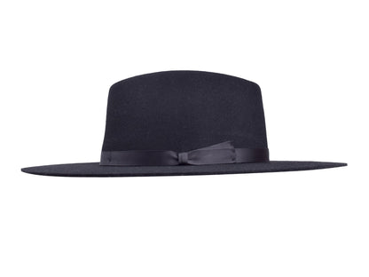 Wool Felt Flat Brim Hat Trendly Giza