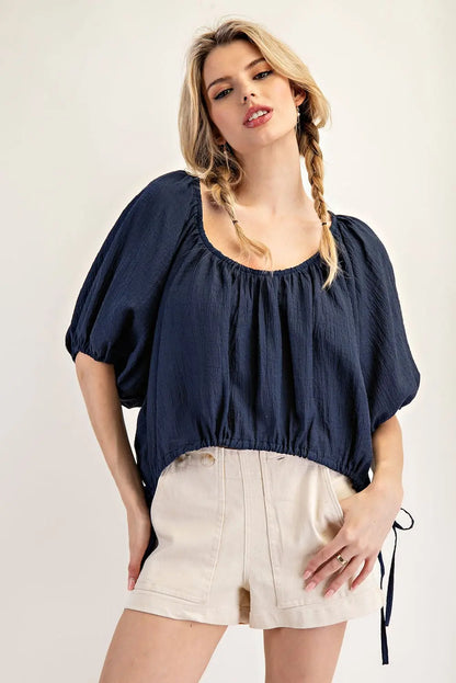 Midnight Coast Tie Top