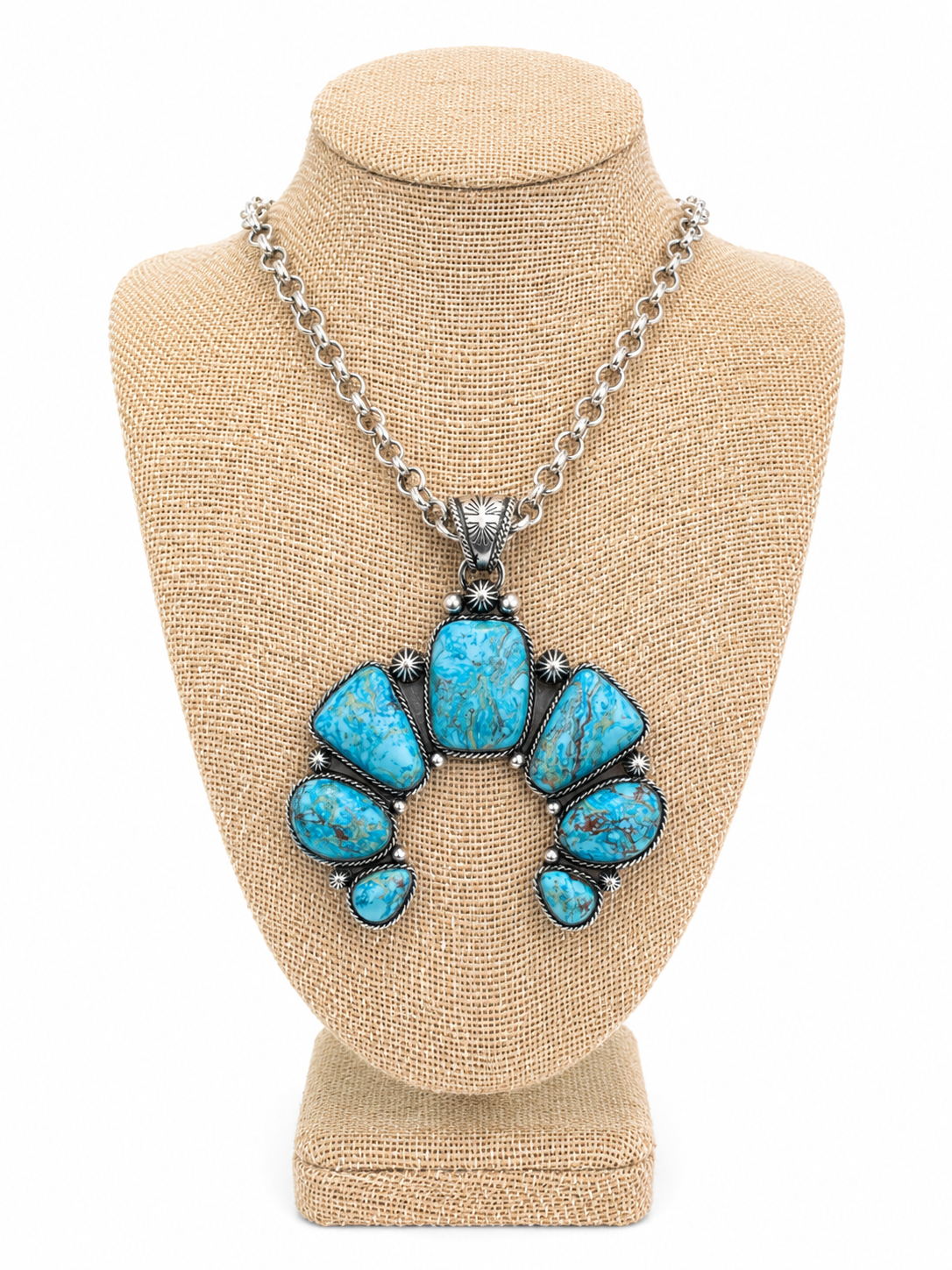 Gem Illusions Turquoise Naja Statement Necklace