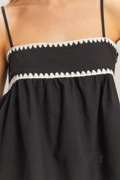 Sleeveless Babydoll Top