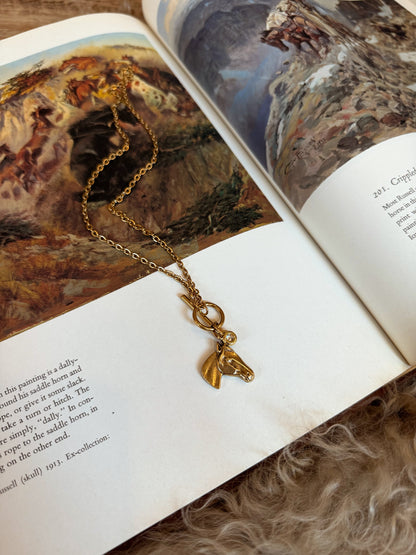 The Filly Necklace in Gold
