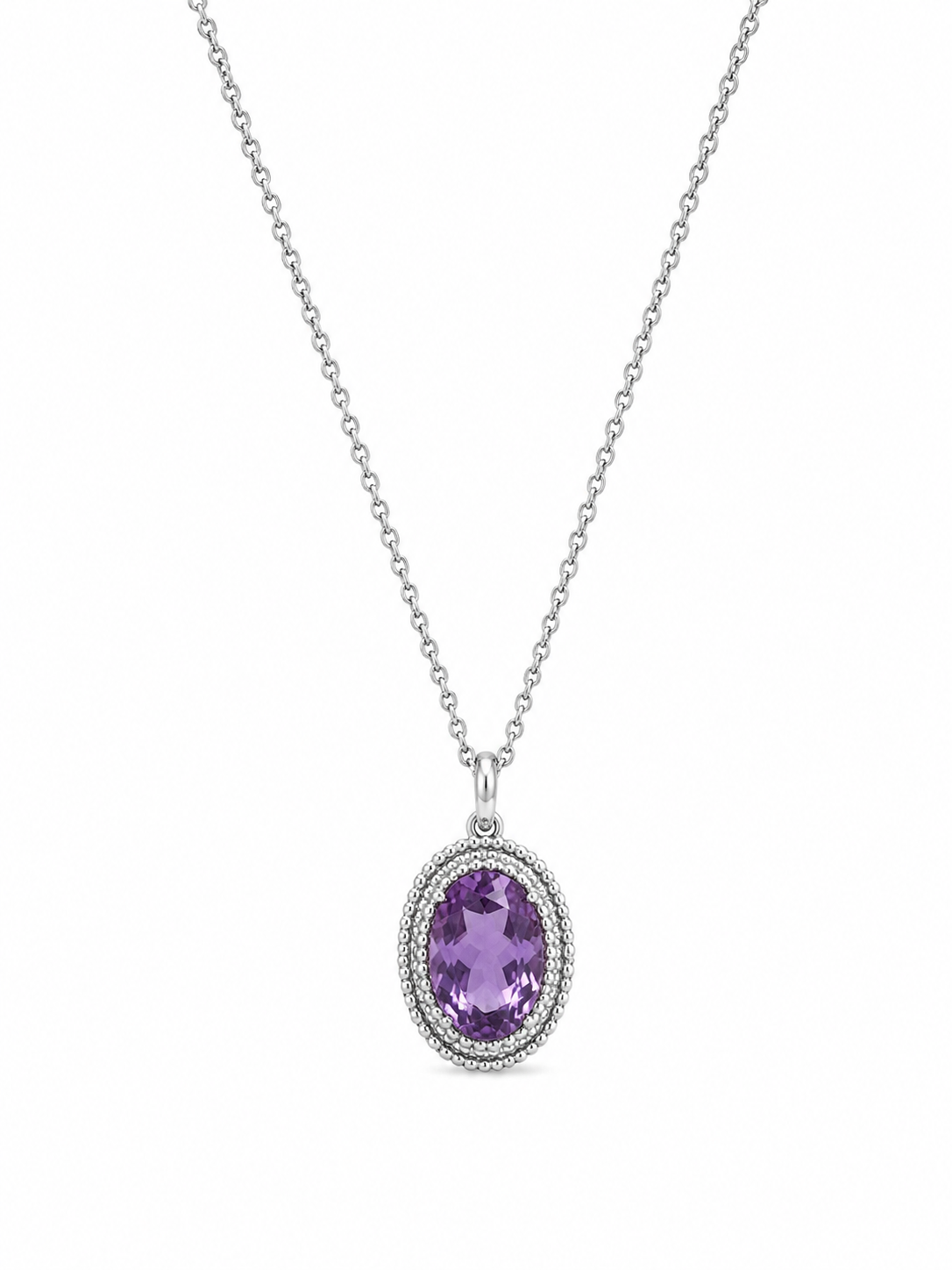 Lavender Radiance Pendant Necklace