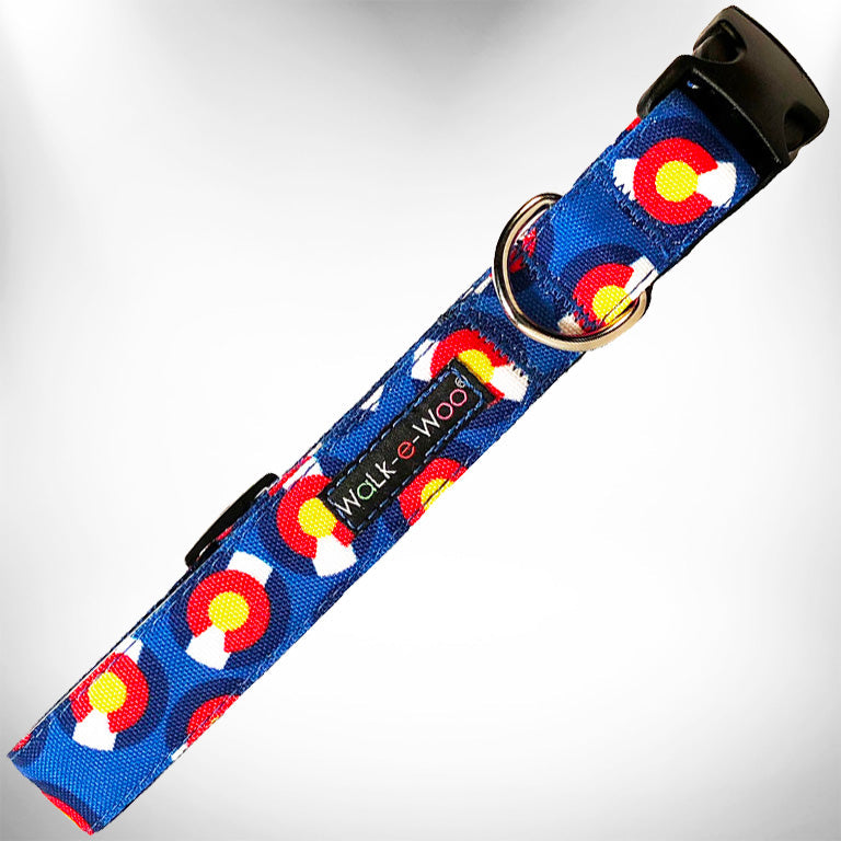 Colorado and Texas Dog Collars, Leads, and Bows - 6 Styles