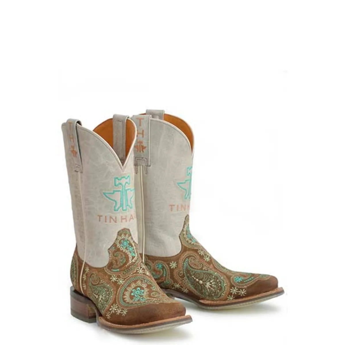 Tin Haul Wildrags - Women's Leather Cowgirl Boot