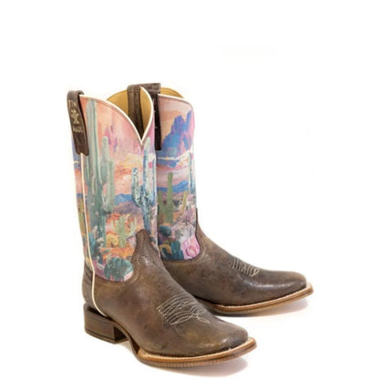Tin Haul Cactita - Women's Leather Cowgirl Boot
