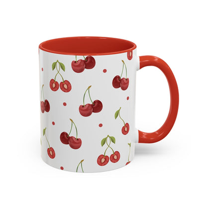 Cherry Berry Cozy Cottage Style Coffee Mug