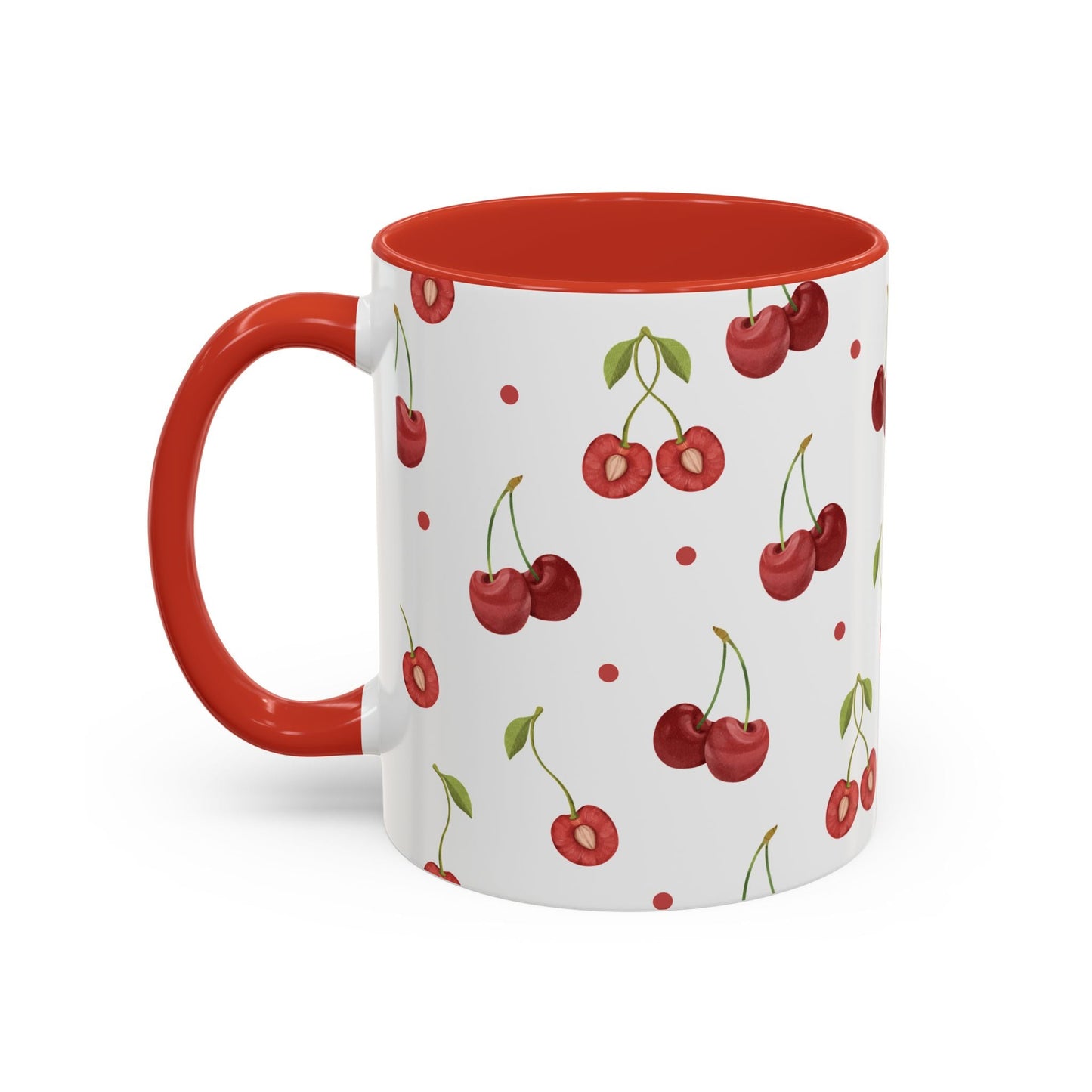 Cherry Berry Cozy Cottage Style Coffee Mug