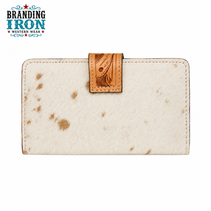 The Jolene Wallet | Cowhide Tooled Western Wallet