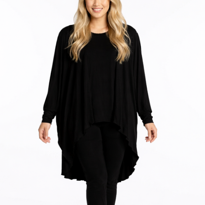 InstantFigure InstaWrap Shahl Cardi Top With Cuffs 169COCT