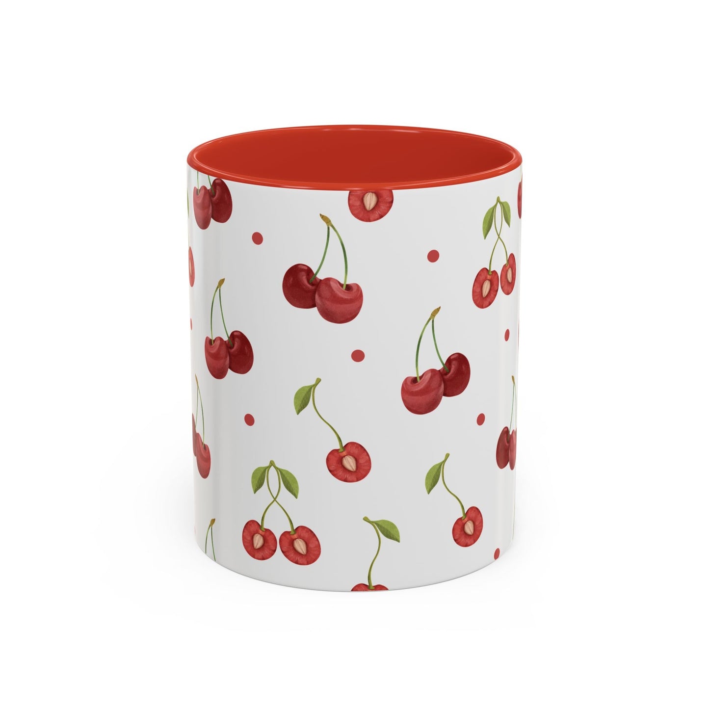Cherry Berry Cozy Cottage Style Coffee Mug