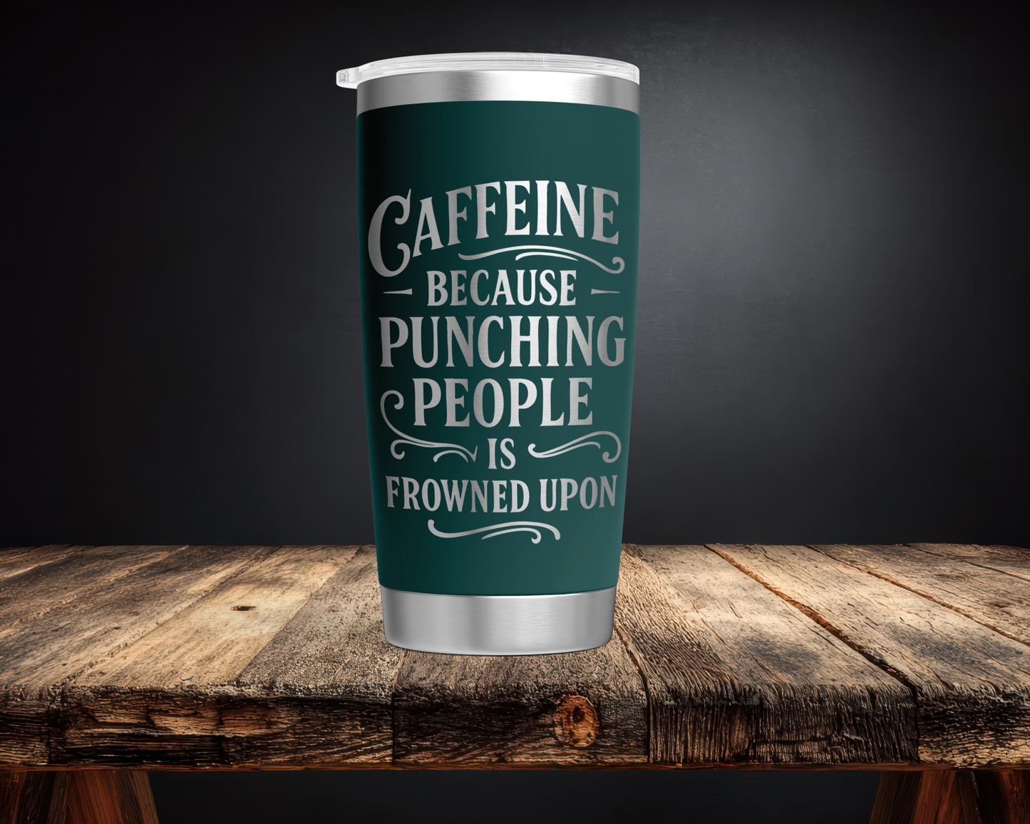 Punching People Is Frowned Upon 20oz Tumbler