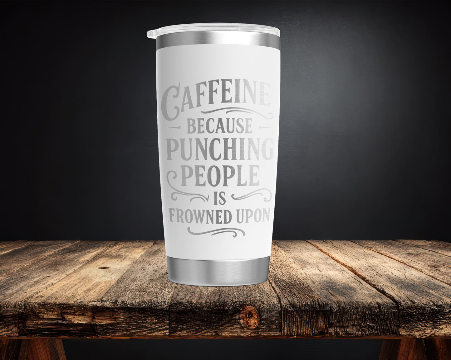 Punching People Is Frowned Upon 20oz Tumbler