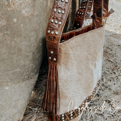 Couture Cowgirl Cowhide Leather Purse