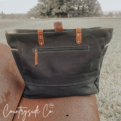 Darby Cowhide Carry All Overnight Bag