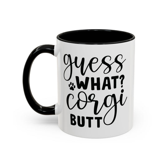 Adorable Corgi Butt Cottage Style Coffee Mug – Perfect for Dog Lovers!