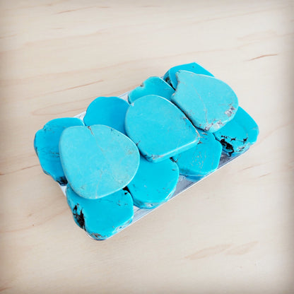 Large Turquoise Slab Belt Buckle 901f