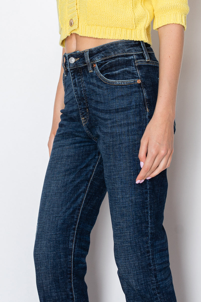 Zephyra Tummy Control High Rise Stretch Straight w/ Single Cuff