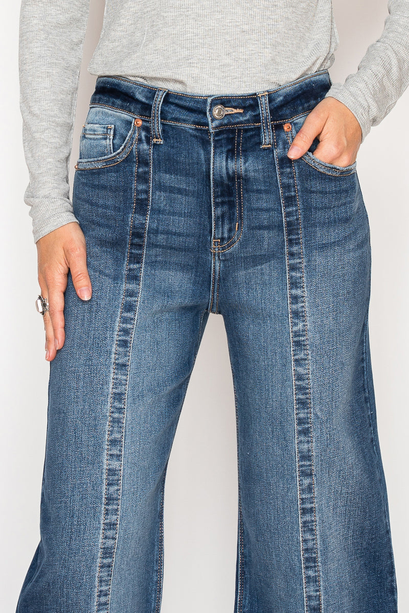 High Rise Relaxed Flare Jeans