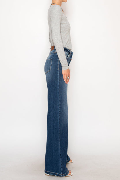 High Rise Relaxed Flare Jeans