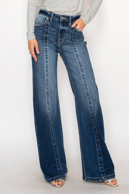 High Rise Relaxed Flare Jeans