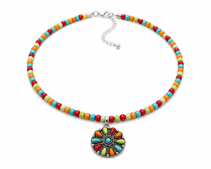 Gem Illusions™ Fiesta Bloom Choker