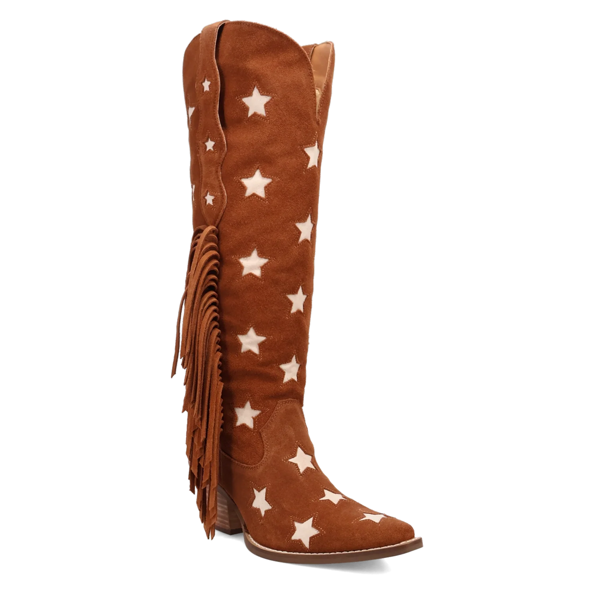 Dingo Super Star - Women's Suede Cowgirl Boots